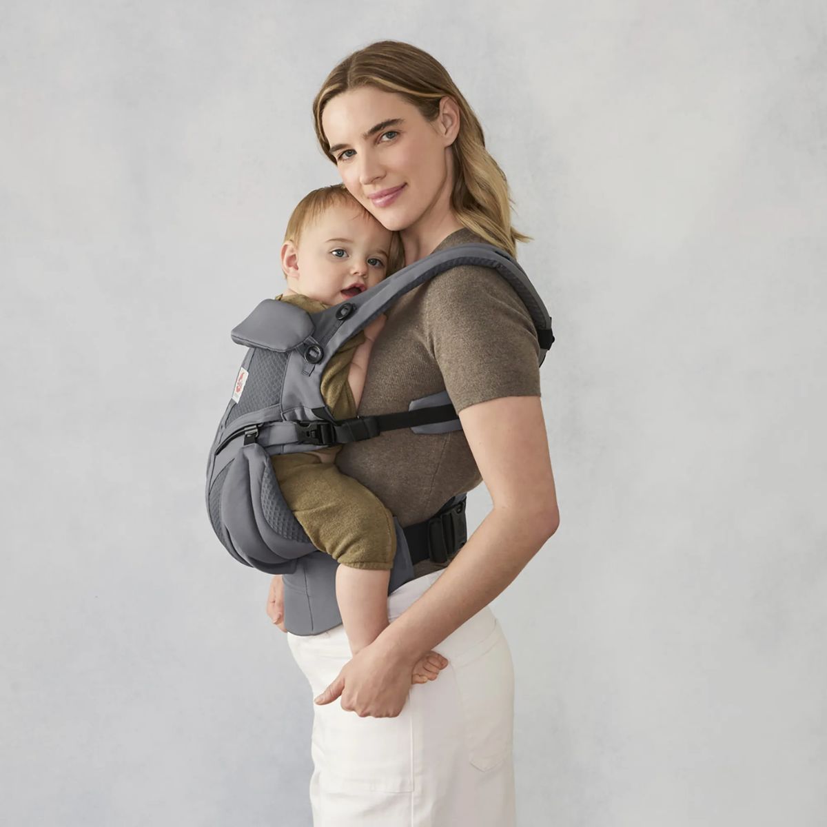 Ergobaby Omni Classic Newborn Baby Carrier 0-48M - Charcoal Grey - Built for Daily Adventures